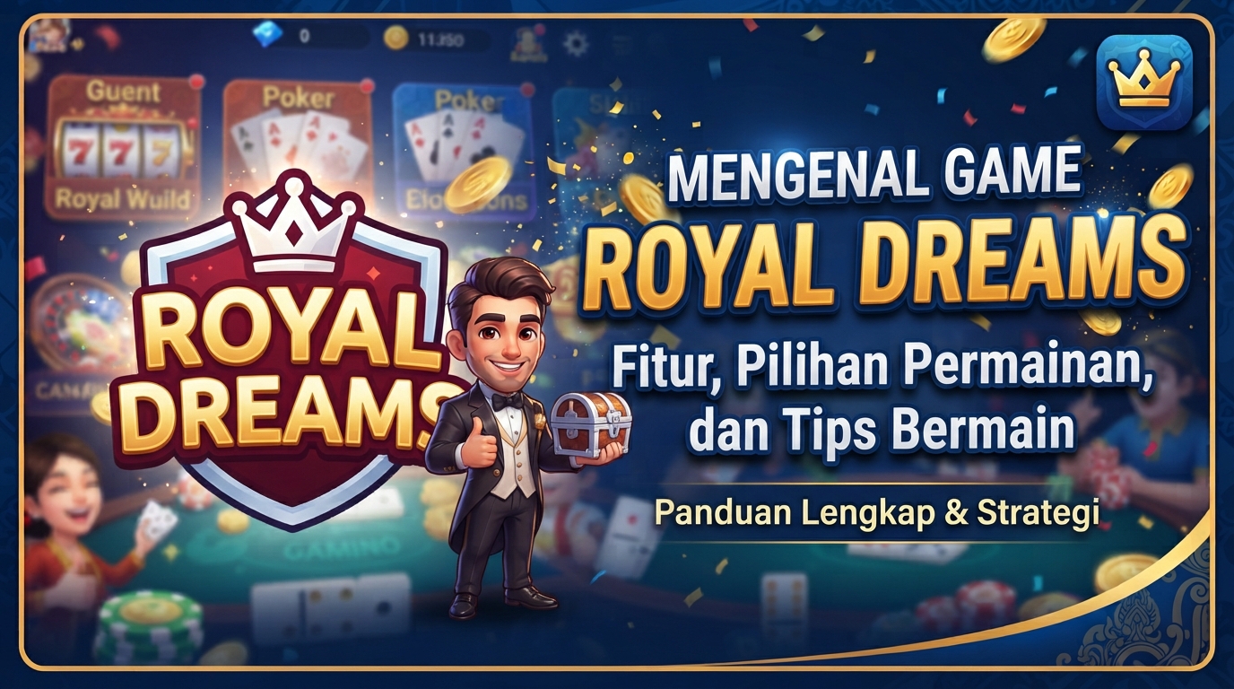 Mengenal Game Royal Dreams: Fitur, Pilihan Permainan, dan Tips Bermain | Dokter Topup | Top Up Game Murah, Aman & Cepat 24 Jam